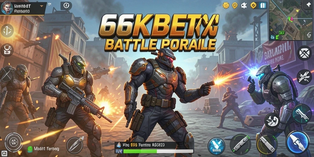 Gameplay seru dari 66KBET dalam pertempuran Battle Royale.