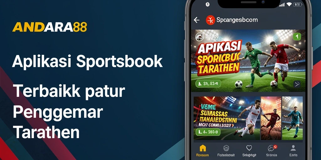 Tampilan gameplay Sportsbook yang menarik dan interaktif dari ANDARA88.