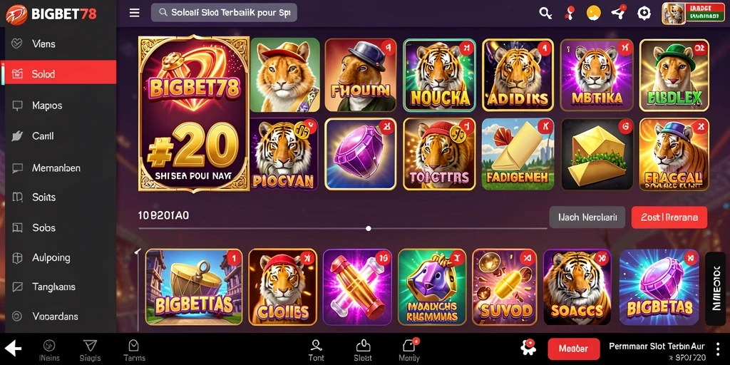 Screenshot menunjukkan gameplay seru dari BIGBET78 yang menarik.
