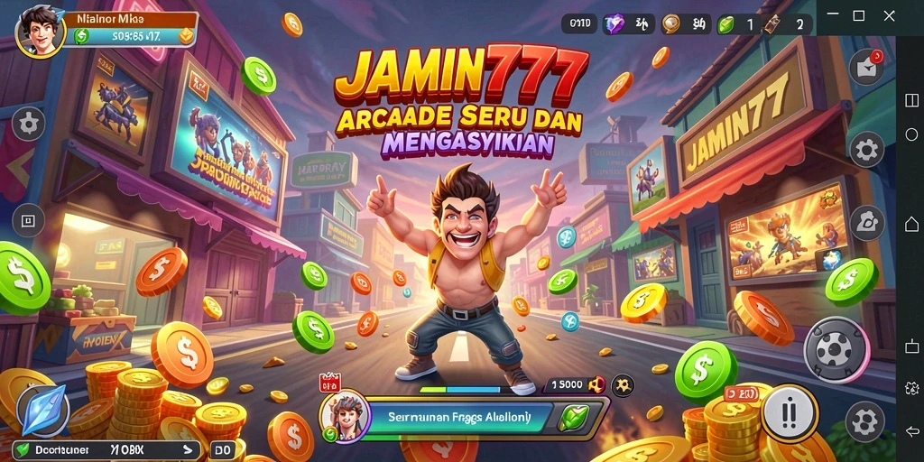 Tampilan gameplay JAMIN777 dengan aksi penuh kecepatan dan tantangan seru.