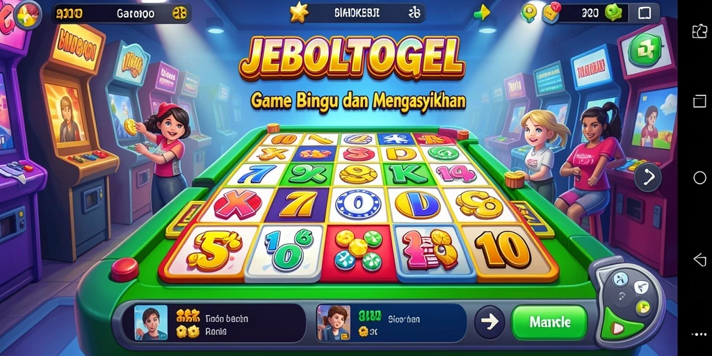 Tampilan menarik dari gameplay Bingo di JEBOLTOGEL.