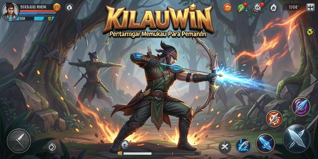 Screenshot gameplay KILAUWIN menampilkan aksi pertarungan seru dan karakter yang dinamis.