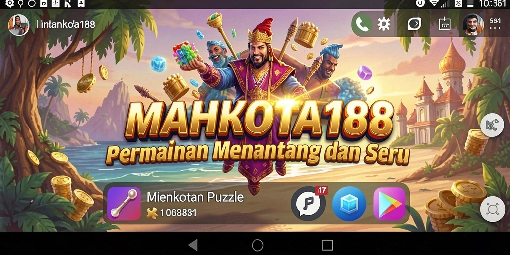 Tangkapan layar gameplay <strong>MAHKOTA188</strong> yang menarik dan penuh tantangan.