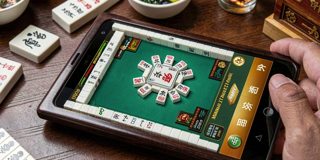 Screenshot gameplay seru dari MARIMA77 yang menunjukkan tampilan Mahjong.
