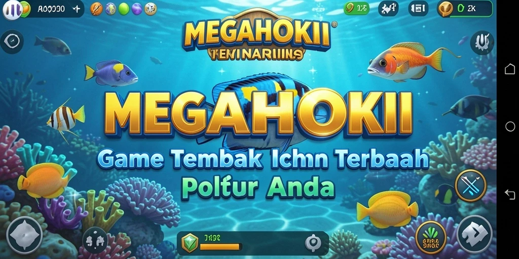 Tampilan gameplay menembak ikan yang seru dan mendebarkan.