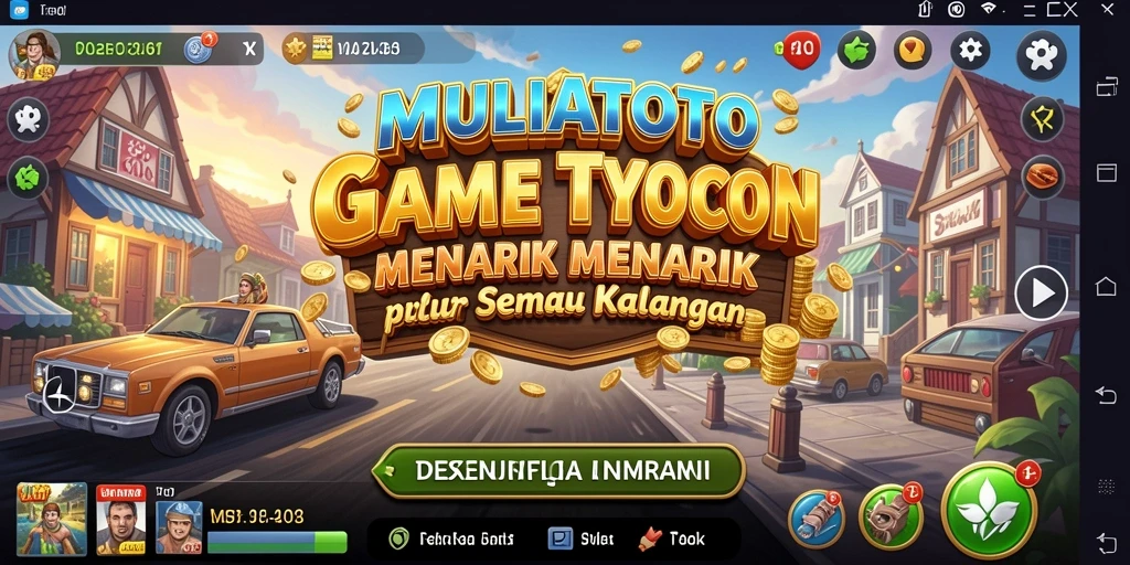 Tampilan gameplay seru dan inovatif di MULIATOTO.