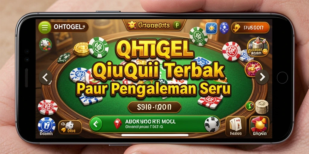 Tampilan utama OHTOGEL memperlihatkan gameplay seru QiuQiu.