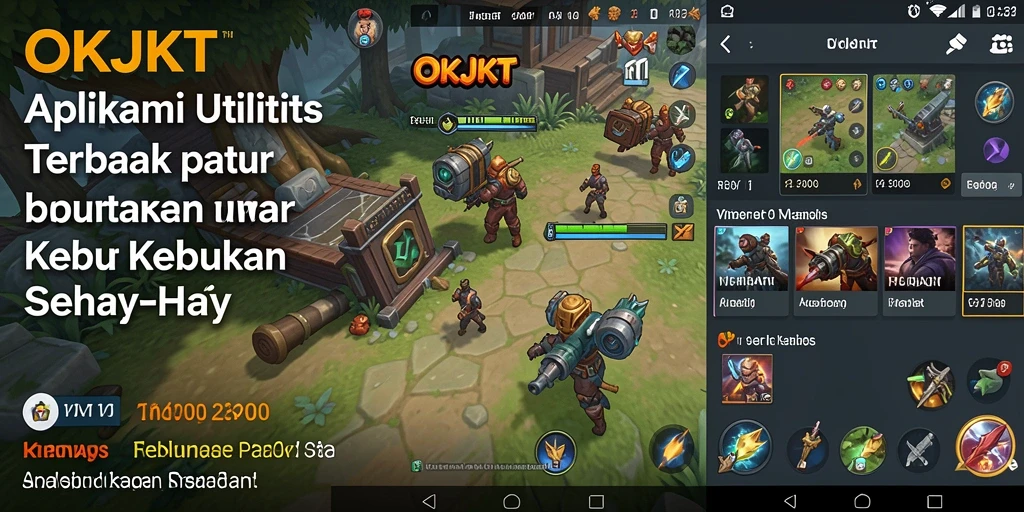Tampilan antarmuka aplikasi OKJKT yang user-friendly.