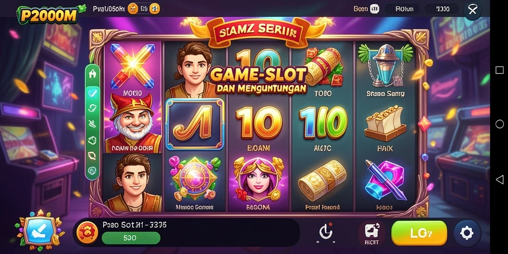 Screenshot gameplay P200M menampilkan keseruan bermain Slot.