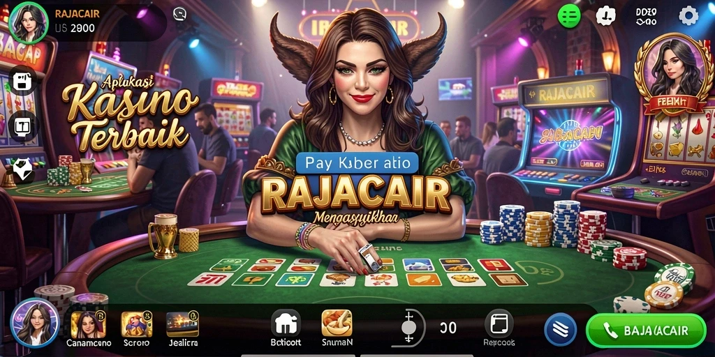 Tampilan gameplay seru dari aplikasi Kasino RAJACAIR.