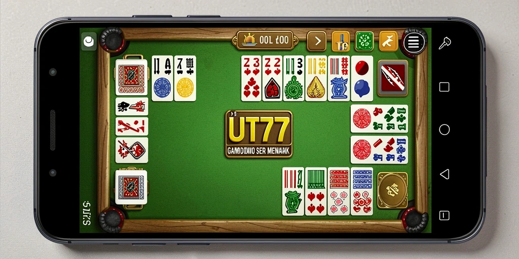 Tampilan gameplay Domino yang seru dan interaktif.