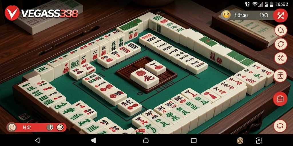 Tampilan screenshot <strong>VEGAS338</strong> yang menunjukkan gameplay Mahjong yang seru.