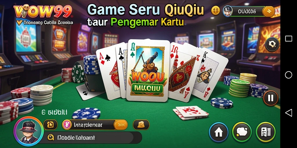 Tampilan gameplay QiuQiu yang mendebarkan dalam WOW99.